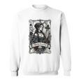 Morally Grey Book Club Lover Gothic Card Style Premium Tri-Blend Sweatshirt