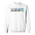 Mr Men Mr Strong Mr Small Retro Comic Book Premium Tri-Blend Sweatshirt