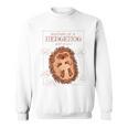Natural Science Textbook Anatomy Hedgehog Sweatshirt