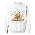 New Chapter Begins Retired 2026 Watercolor Floral Book Women Premium Tri-Blend Sweatshirt