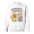 How Many Nights Reading Duck 67 Meme Book Lovers Sweatshirt How Many Nights Reading Duck 67 Meme Book Lovers Sweatshirt