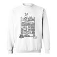 I HAVE NO SHELF CONTROL Reading Books Reader Meme Sweatshirt