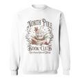 North Pole Readers Club Bookish Xmas Santa Book Reading Sweatshirt North Pole Readers Club Bookish Xmas Santa Book Reading Sweatshirt