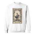 Occult Reader Tarot Card Book Lover Skeleton Reading Sweatshirt