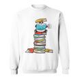 Panda Bear Loves Reading Illustration For A Book Nerd Sweatshirt