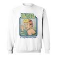 Peeing In The Pool Book Cover By Sam Spencer Sweatshirt Peeing In The Pool Book Cover By Sam Spencer Sweatshirt