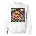 Pocket Rocket Comic Book Style Premium Tri-Blend Sweatshirt