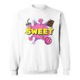 Pop Art Sweet Text Bubble Comic Book Style Classic Raglan Baseball Tee Sweatshirt Pop Art Sweet Text Bubble Comic Book Style Classic Raglan Baseball Tee Sweatshirt