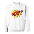 POW Comic Book Cartoon Pop Art Raglan Baseball Tee Sweatshirt