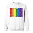 Pride Flag Books Bookish Rainbow Queer Reader Gay Writer Sweatshirt