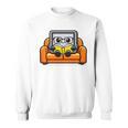 Proud Library Patron Cute Tablet Reading a Book Sweatshirt