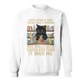 There Was A Woman Who Really Loved Books And Yarn Crocheting Sweatshirt
