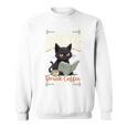 Read Banned Books Drink Coffee Fight Evil Cat Free Speech Sweatshirt