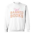 Read Banned Books Retro Varsity Aesthetic Reading Sweatshirt