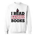 I Read Banned Books Banned Books Week Reading Men Sweatshirt