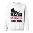 I Read Banned Books Banned Books Week Reading Women Sweatshirt