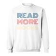 Read More Books Retro Font Book Lover Reading Quote Comfort Colors Crop Top Sweatshirt Read More Books Retro Font Book Lover Reading Quote Comfort Colors Crop Top Sweatshirt