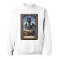 The Reader Dragon Fantasy Book Lover Tarot Card Premium Tri-Blend Sweatshirt