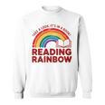 Reading Book Rainbow Literacy Learning Premium Tri-Blend Sweatshirt