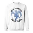 Reading Easily Distracted By Dragons & Books Lover Bookworm Sweatshirt Reading Easily Distracted By Dragons & Books Lover Bookworm Sweatshirt