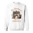 Reading Ghost Halloween Library Weekend Book Lovers Women Premium Tri-Blend Sweatshirt