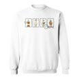 Reading Silly Goose Book Cute Bookish Teacher Stamp Sweatshirt Reading Silly Goose Book Cute Bookish Teacher Stamp Sweatshirt