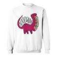 Readosaurus Reading Dinosaur Book Lover Library Studying Sweatshirt