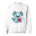 Readsolotl Amphibian Read Book Herpetologist Cute Axolotl Sweatshirt