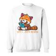 Well Red Panda Shirt Bookworm Reading Books Panda Sweatshirt