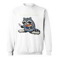 I Require Books Raccoon Sweatshirt