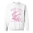 Retro Book Girl Summer Beach Vacation For Book Lover Sweatshirt