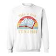 Retro Rainbow Smart Book Lover Reader Vintage Bookworm Women Sweatshirt