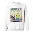 Retro Vintage Distressed Comic Book Humor Original Print Sweatshirt