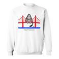 San Francisco Cat Golden Gate Bridge Book Lover Vintage Sweatshirt San Francisco Cat Golden Gate Bridge Book Lover Vintage Sweatshirt