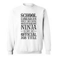 School Librarian Only Vintage Library Book Lover Sweatshirt School Librarian Only Vintage Library Book Lover Sweatshirt