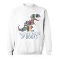 StuffedRex Trex Stuffy Books Nerds Dinosaur Costume Trex Sweatshirt