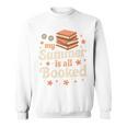 My Summer Is All Booked Book Lover Reading Vacation 2026 Comfort Colors Crop Top Sweatshirt