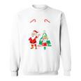 Tis The Season To Read Christmas Reindeer Book Reading Fan Sweatshirt