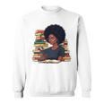 History Month Afro Women Girls Book Lover Librarian Premium Tri-Blend Sweatshirt
