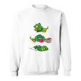 Triathlete Eating Sleeping Reading Dragon Book Sweatshirt