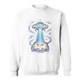 UFO Abducting Book Take Me To Your Readers Sci-Fi Sweatshirt