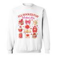 Valentines Reading Book Lover All Booked For Valentine's Day Sweatshirt Valentines Reading Book Lover All Booked For Valentine's Day Sweatshirt