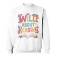 Wild About Reading Book Reading Library Writer Premium Tri-Blend Sweatshirt