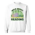 Wild About Reading Books Rhino Pig And Crocodile Sweatshirt