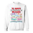Women's Book Lover 10 Ways To Become a Reader Quote Sweatshirt Women's Book Lover 10 Ways To Become a Reader Quote Sweatshirt