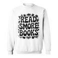 Women's Read Smore Books Camping Reading Sweatshirt Women's Read Smore Books Camping Reading Sweatshirt