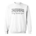 Women's Reading Is My Favorite Sport Book Lover & Reader Sweatshirt