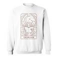 Women's Reading Squad Book Lover Bookish The Reader Tarot Card Sweatshirt
