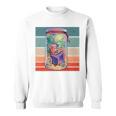 Worm Cozy Reading Books Plants Lamp Relaxation Nature Animal Sweatshirt