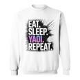 Yaoi Eat Sleep Repeat Manga Anime Book Premium Tri-Blend Sweatshirt